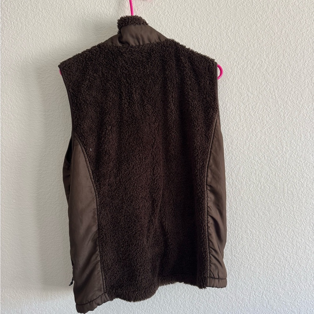 Snozu Chocolate Brown Fleece Vest - Picture 3 of 4